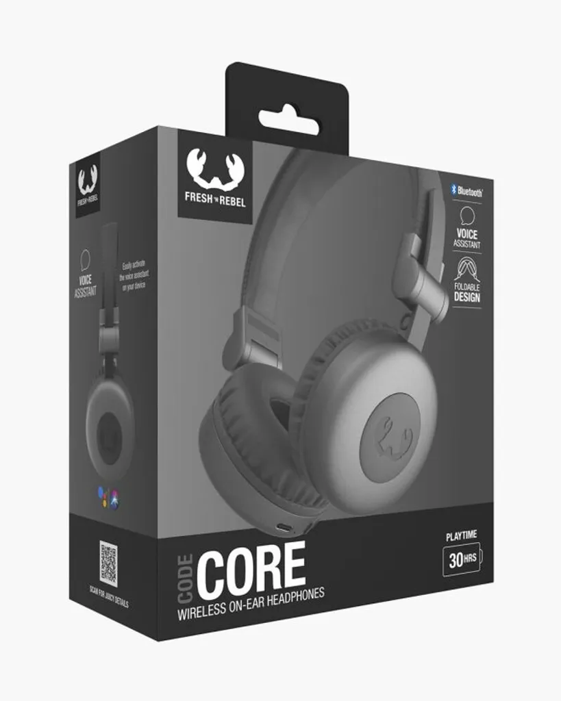 Fresh 'n Rebel Code Core Storm Grey Casque Supra-Auriculaire Bluetooth - 8