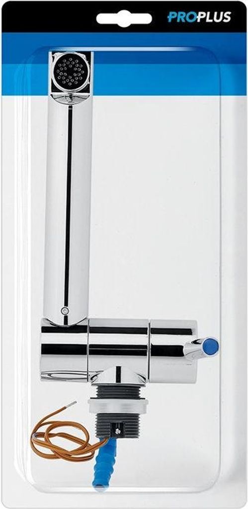 Kaltwasserhahn, Ø27 mm gerader Auslauf, Chrom-Finish