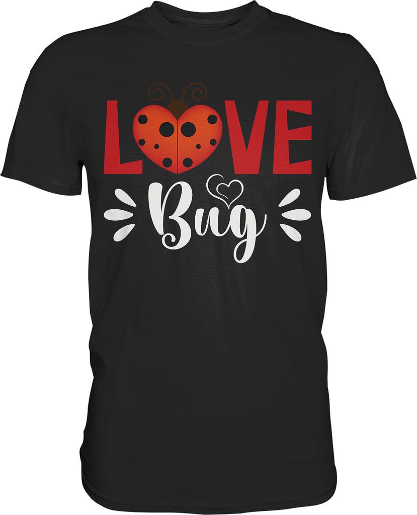 Marienkäfer Love Bug T-Shirt – Black / 5XL Produktbild 