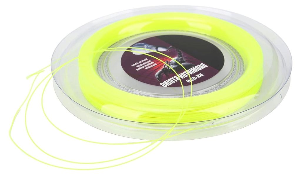 Badminton-Saite, 0,72 mm, 200 m Rolle, strapazierfähiges Nylon, hohe Flexibilität, Schlägerschnur, Badminton-Reparaturzubehör, Drahtrolle für ...