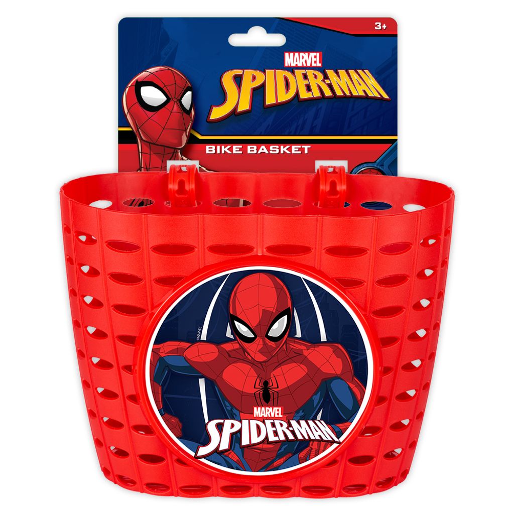 Kit De Protection Vélo Enfants Marvel Spider-Man - Coussinets Et Gants Bleu/rouge - Neuf (emballage Ouvert)