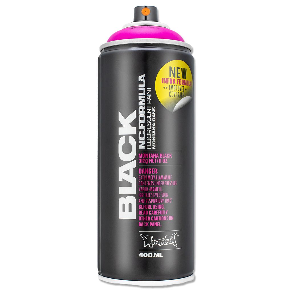 Sprühlack | Montana BLACK | Fluoreszierend | Infra Pink | Produktbild 