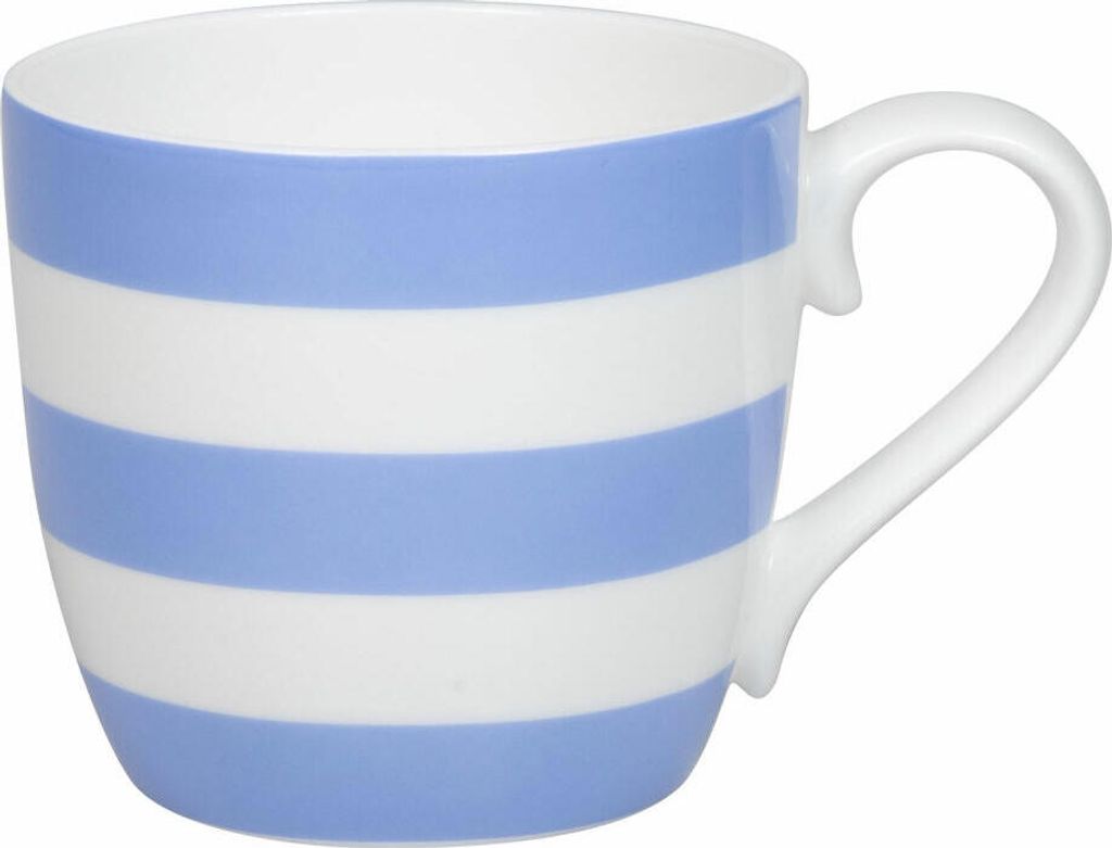 Könitz mug Stripes - Creamblue, tasse, porcelaine, bleu, Image du produit 