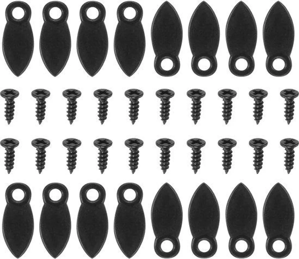 Clips de fixation noirs pour cadre photo avec vis montage ultra simple