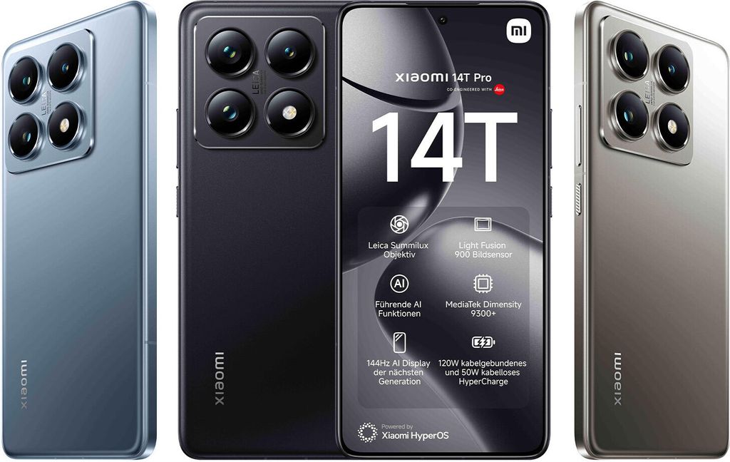 Xiaomi 14T Pro 512GB Titan Black Produktbild 16
