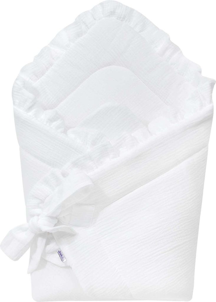 Musselin-Wickeldecke für Babys – White Produktbild 