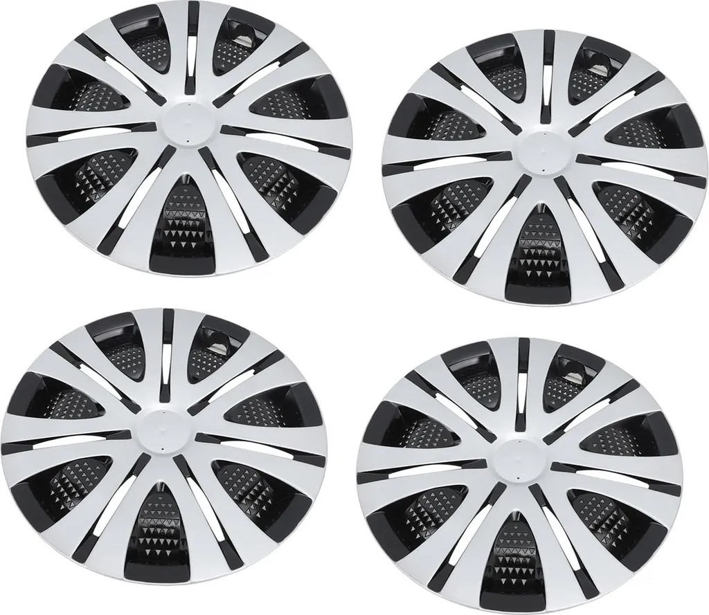 Kit 4 Enjoliveurs 13 Pouces pour Rénovation de Roues Voiture et Van ABS