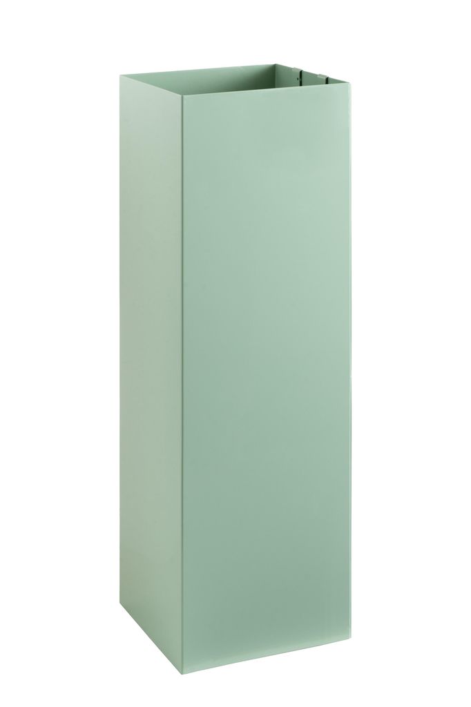 Neustein Schirmständer grün mit modernem Design aus Metall für Heim und Büro, Regenschirmständer, Design-Ständer, 2 Haken, Wasserauffangschale