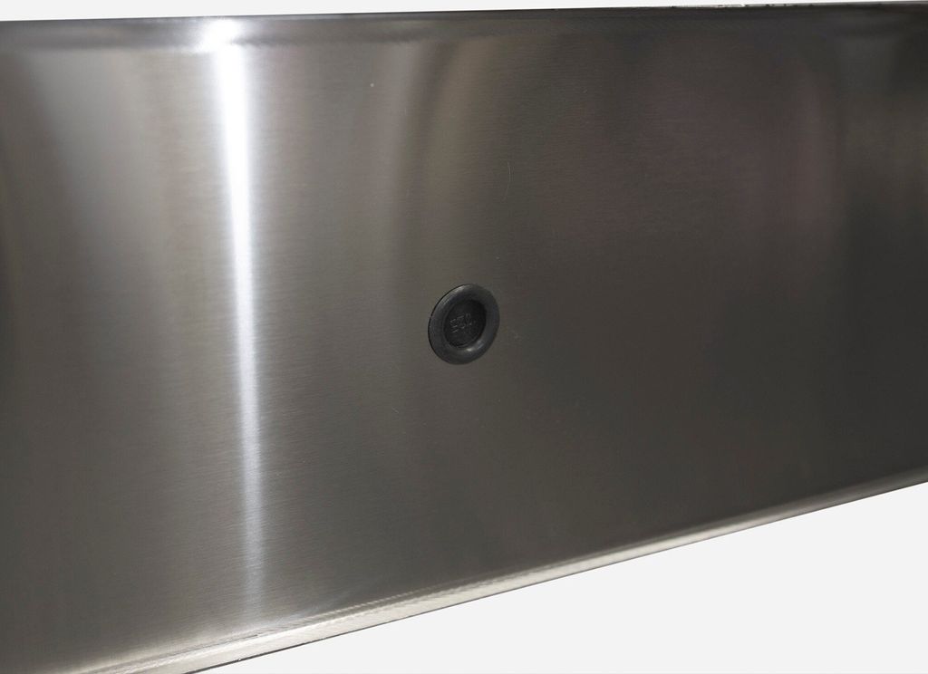 KÖHKO® Designer-Hochbeet aus Edelstahl Viva 72 x 17 x 62 cm Produktbild 3