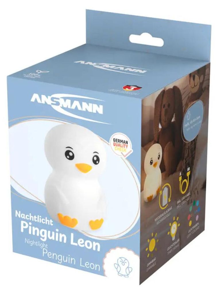 ANSMANN 1800-0091 ANSMANN Pinguin Leon LED Nachtlicht weiß Obrázek produktu 