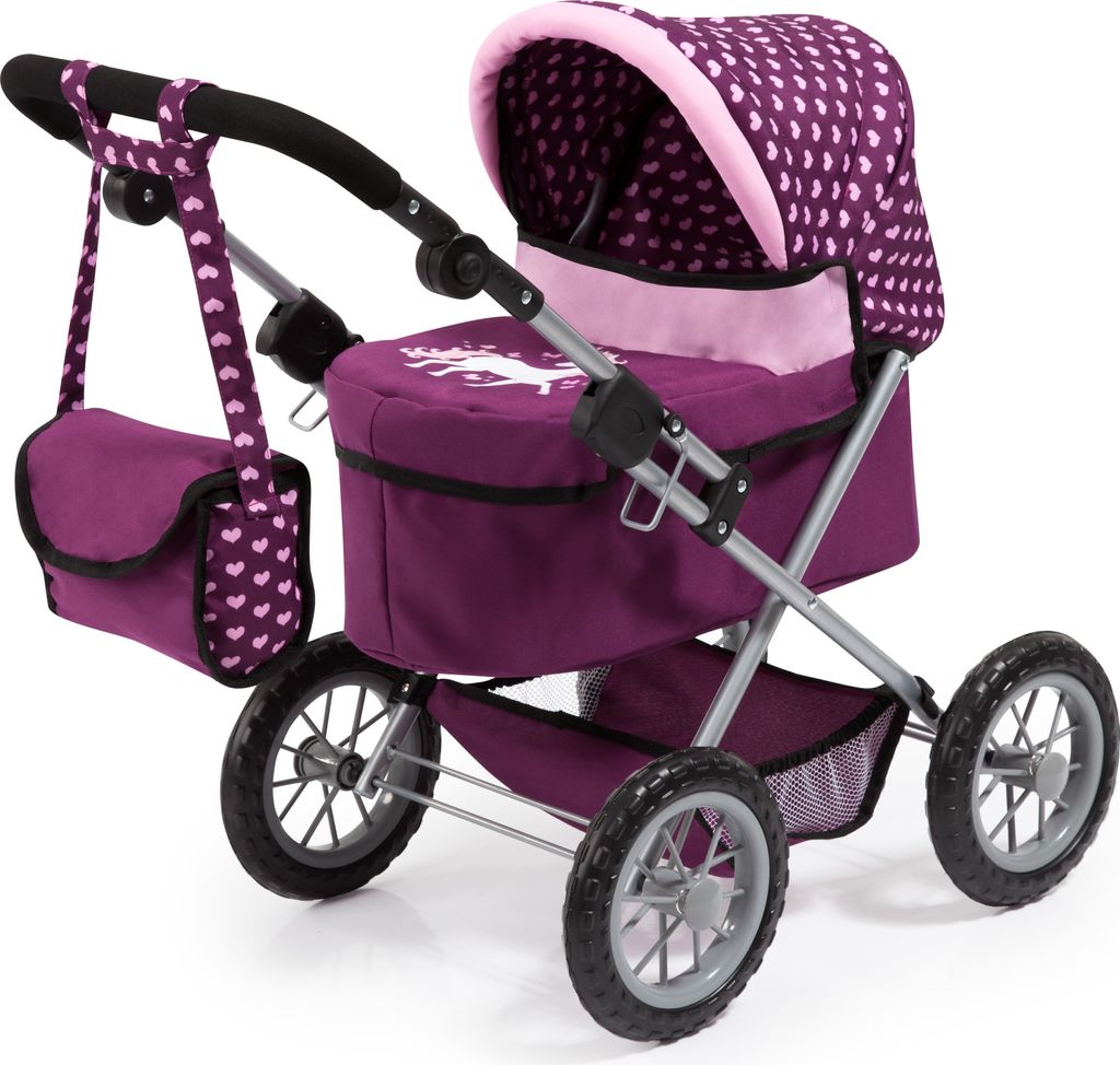 Bayer Design 13037AA Puppenwagen Trendy, mit Tasche, Produktbild 1