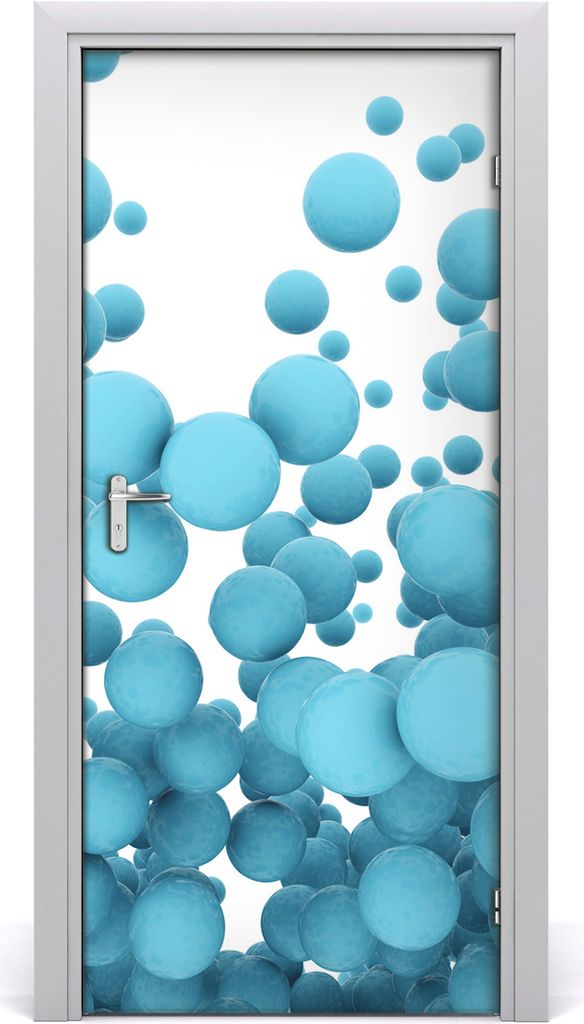 Tulup Türaufkleber 95x205 cm Dekorative Aufkleber Selbstklebend Wasserdichte Tapete Abnehmbar Schlafzimmer Wohnzimmer Wohnkultur - Abstraktion Kugeln