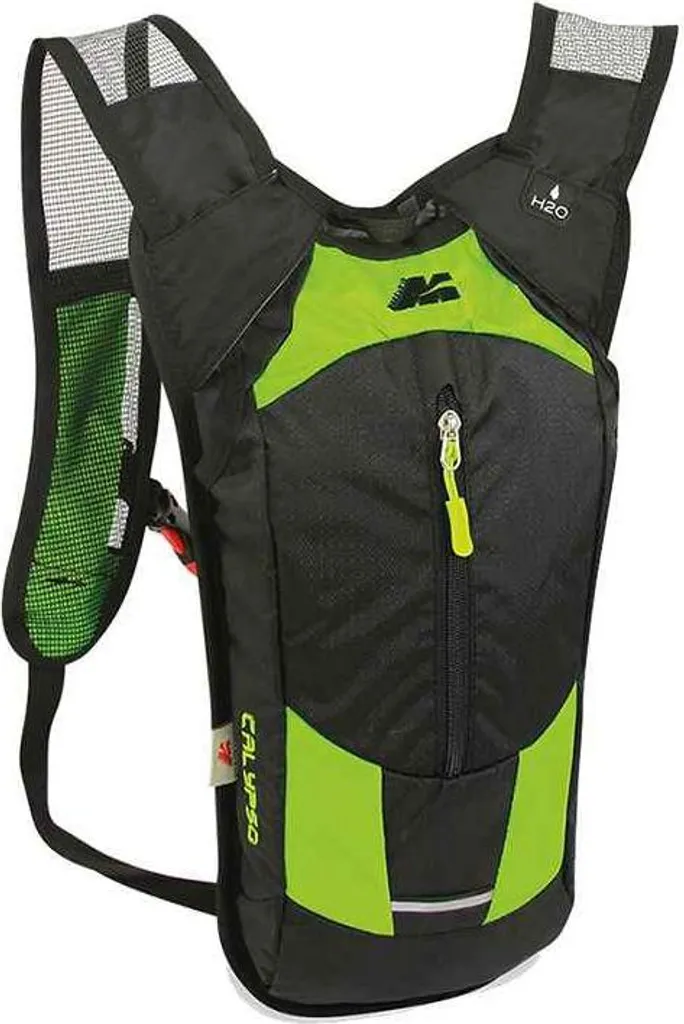 Sac Calypso 6L Vert et Noir Résistant - Design Compact One Size Unisexe