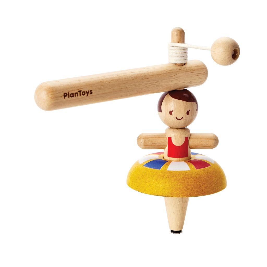 PlanToys Kreisel Ballerina - 9,1x9,8 cm - ab 36 Monaten.