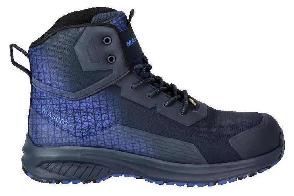 MASCOT Sicherheitsstiefel S3S Schwarzblau / Azurblau 41