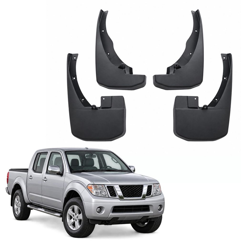 Bavettes Garde-Boue Jeu De 4 Pcs Pour Nissan Navara Image du produit 