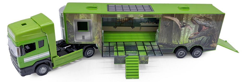 Auto LKW Metall/Kunststoff mit Dinosaurier-Motiv Ii.