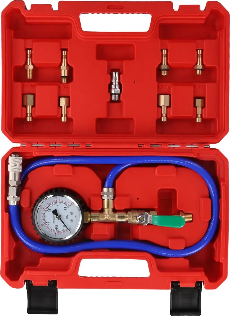 Détecteur de fuite en acier pour suspension pneumatique, kit mallette