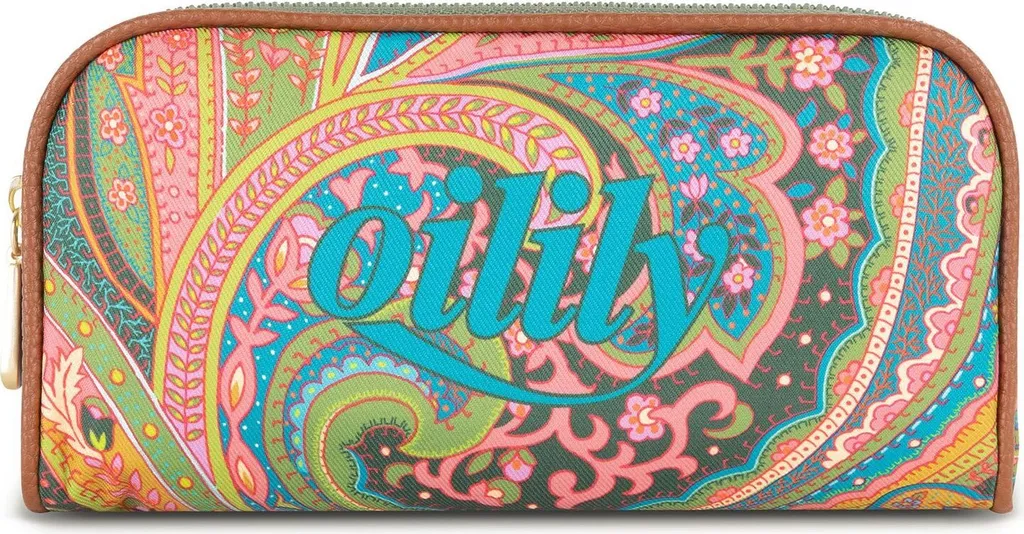 Porte-monnaie Oilily Zaza Wallet Chive imprimé fleuri multicolore