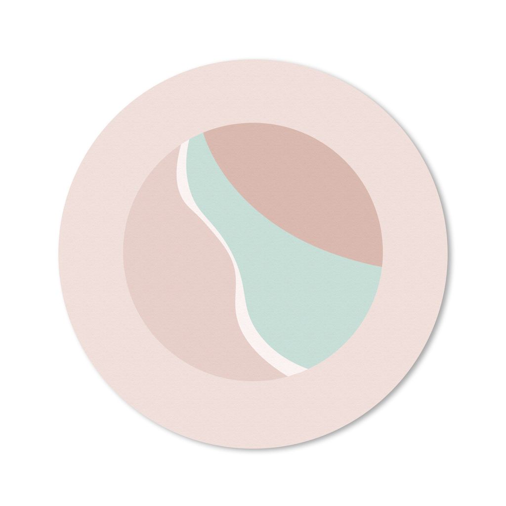 MuchoWow Mauspad Mousepad Sommer - Meer - Strand 30x30 cm - Mousepads - Maus Mat - Pad - Mausunterlage - Tischunterlage - Schreibtischmatten