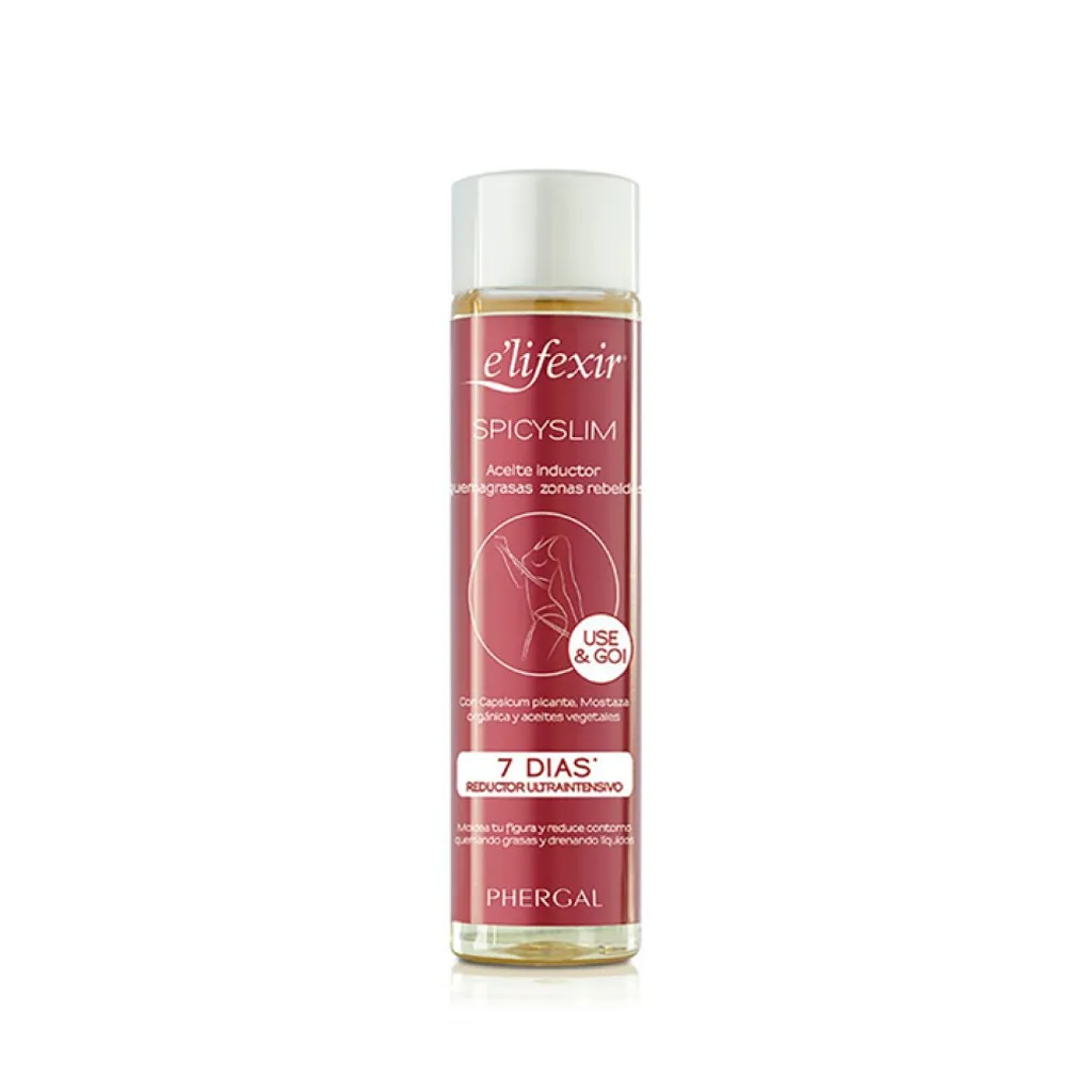Huile de Massage Minceur SpicySlim E'LIFEXIR 100ML Ventre Plat et Hanche