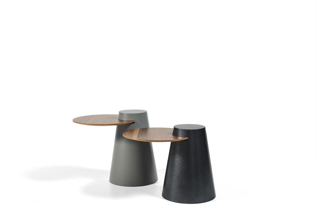 Set 2x Couchtische Kaffeetische Beistelltische Designer Runde Glastische