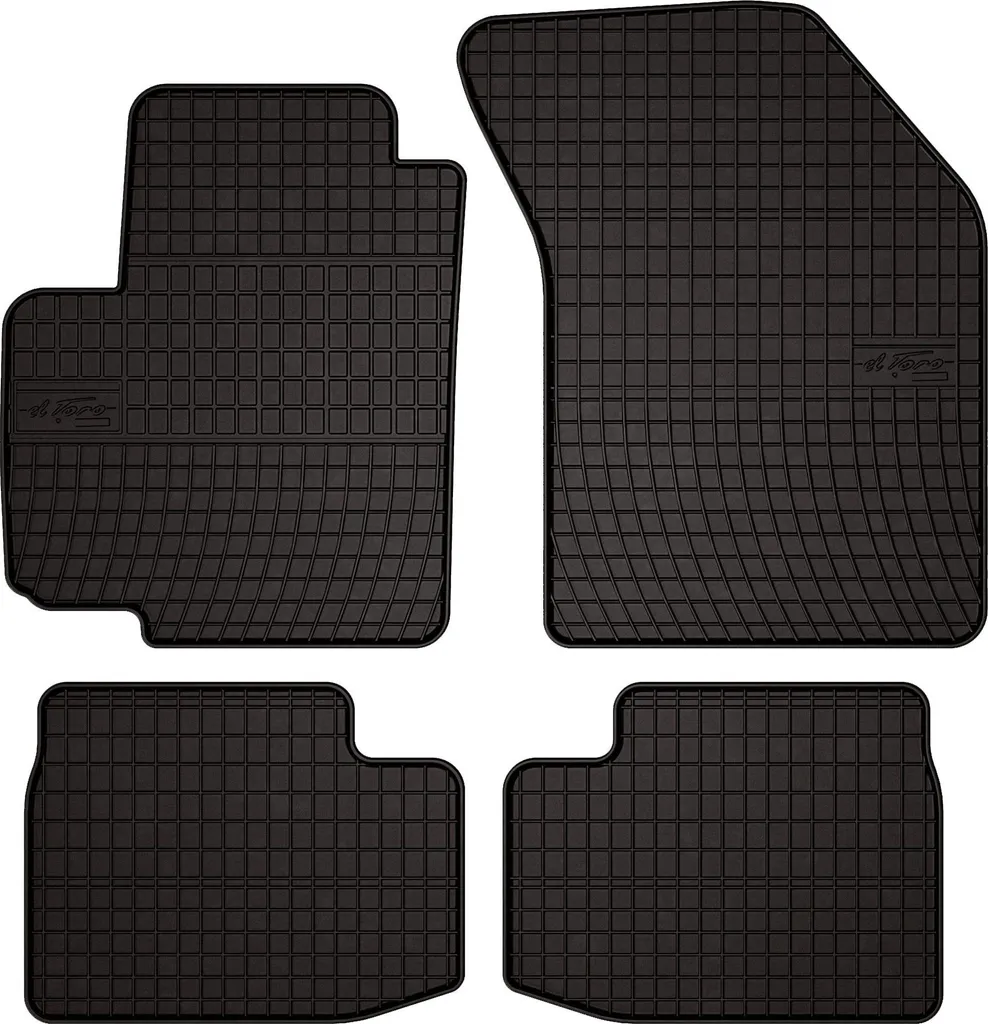 Kit 4 Tappetini Fiat Sedici Gomma 2006-2014 Hatchback - Anti-odore