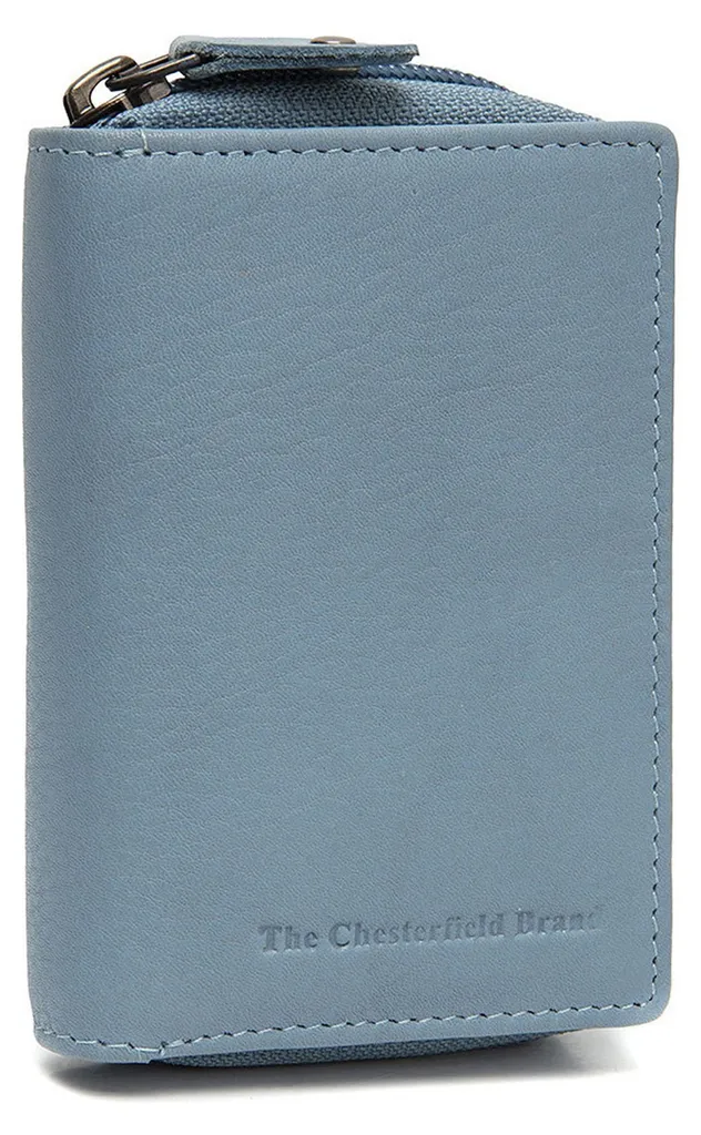 Portefeuille Femme en Cuir Véritable Floren Skyblue - Style Intemporel