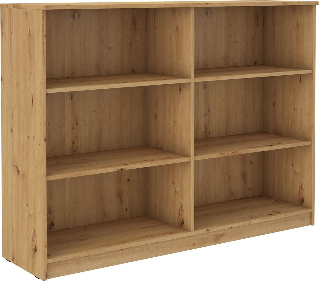 Masseno Kommode MALTESA 158 cm Sideboard für Wohnzimmer Schlafzimmer Modern 158x44x118 cm Eiche Artisan / Eiche Artisan