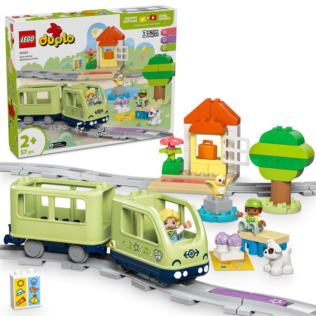 LEGO DUPLO Interaktive Abenteuer-Eisenbahn - Lernspielzeug Produktbild 