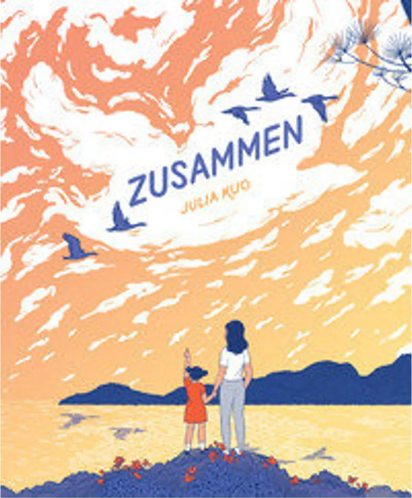 Album illustré poétique Zusammen - Histoire d'amour maman et fille
