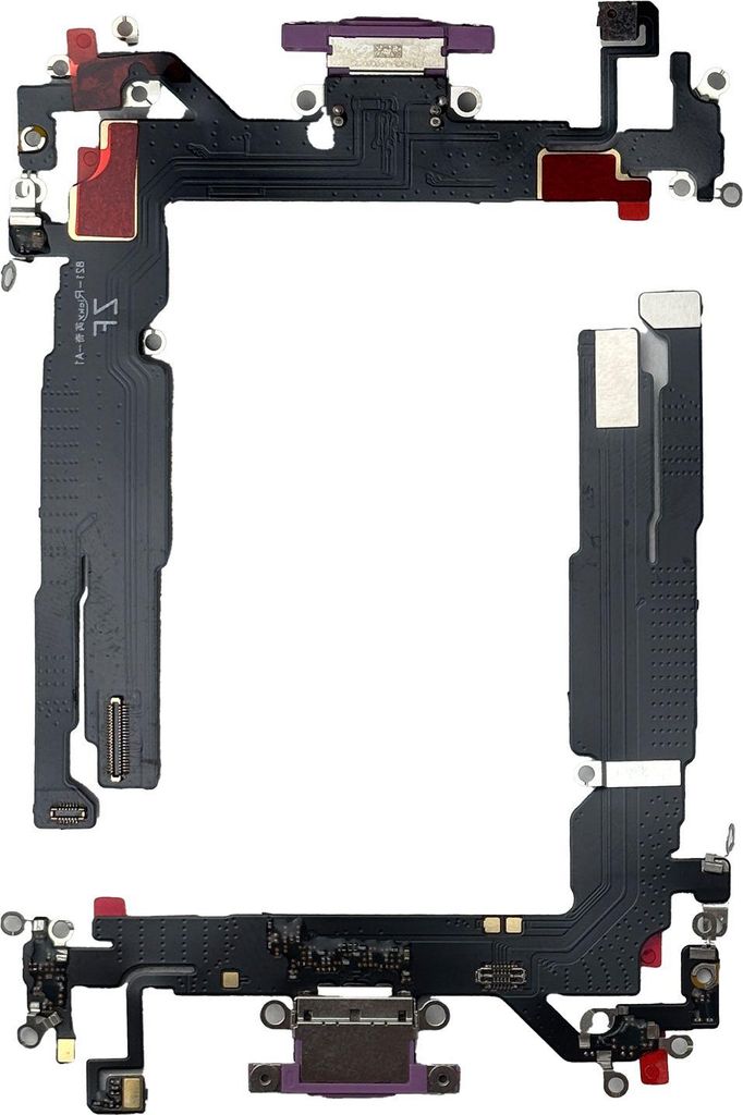 Für Apple iPhone 16 Ladeanschluss Dock Connector Reparatur Ersatzteil Pink