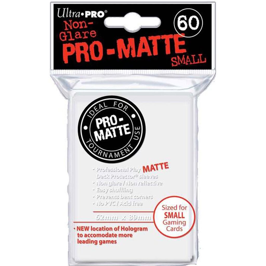 Ultra Pro - White Pro Matte Sleeves small (60) Produktbild 