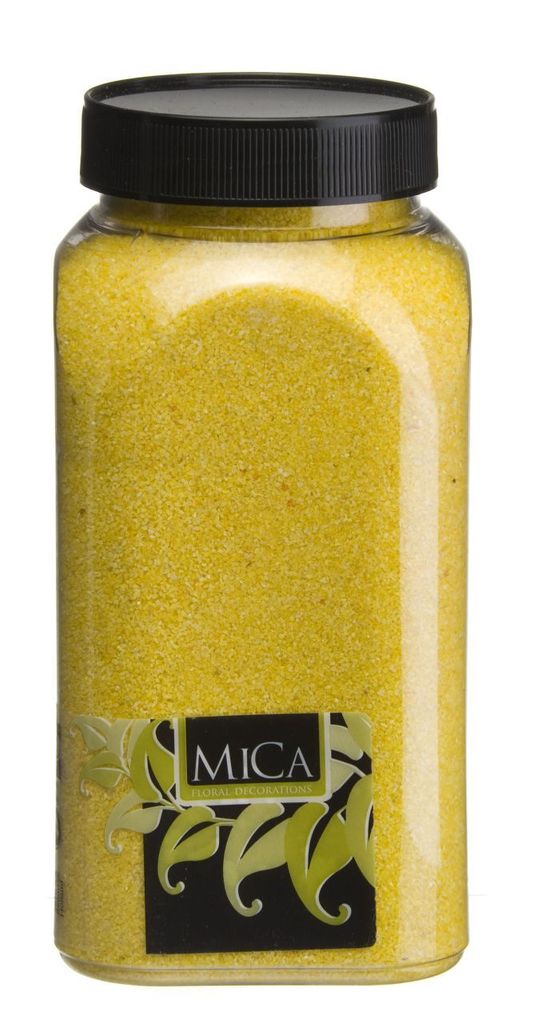 Mica Decorations Dekoration Sand gelb 650 ml 1 kg Produktbild 
