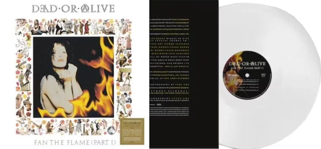 Dead or Alive Fan The Flame Part I Vinyle Blanc Réédition 180g LP