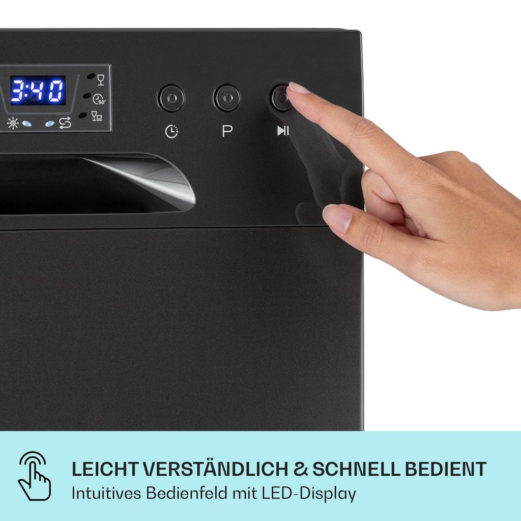Geschirrspülmaschine Frontbedienung Ent 400-230 Dp Dde Mit Abwasserpumpe Und Spuelmitteldosierer