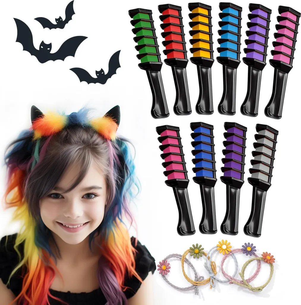 Set de Coloration pour Fêtes et Anniversaires Enfant avec Accessoires