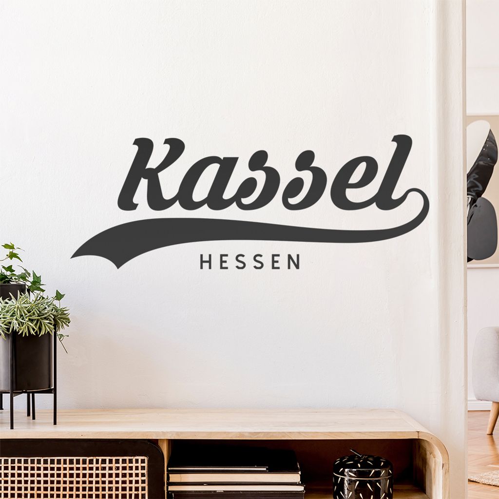 Kassel Hessen Wandtattoo Wandaufkleber Wall Sticker - Dekoration, Küche, Wohnzimmer, Schlafzimmer, Badezimmer