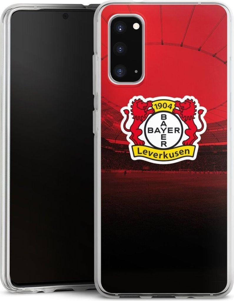 DeinDesign Handyhülle für Samsung Galaxy S20 Silikon Hülle Case Smartphone Schutzhülle Bayer 04 Leverkusen Offizielles Lizenzprodukt Stadion
