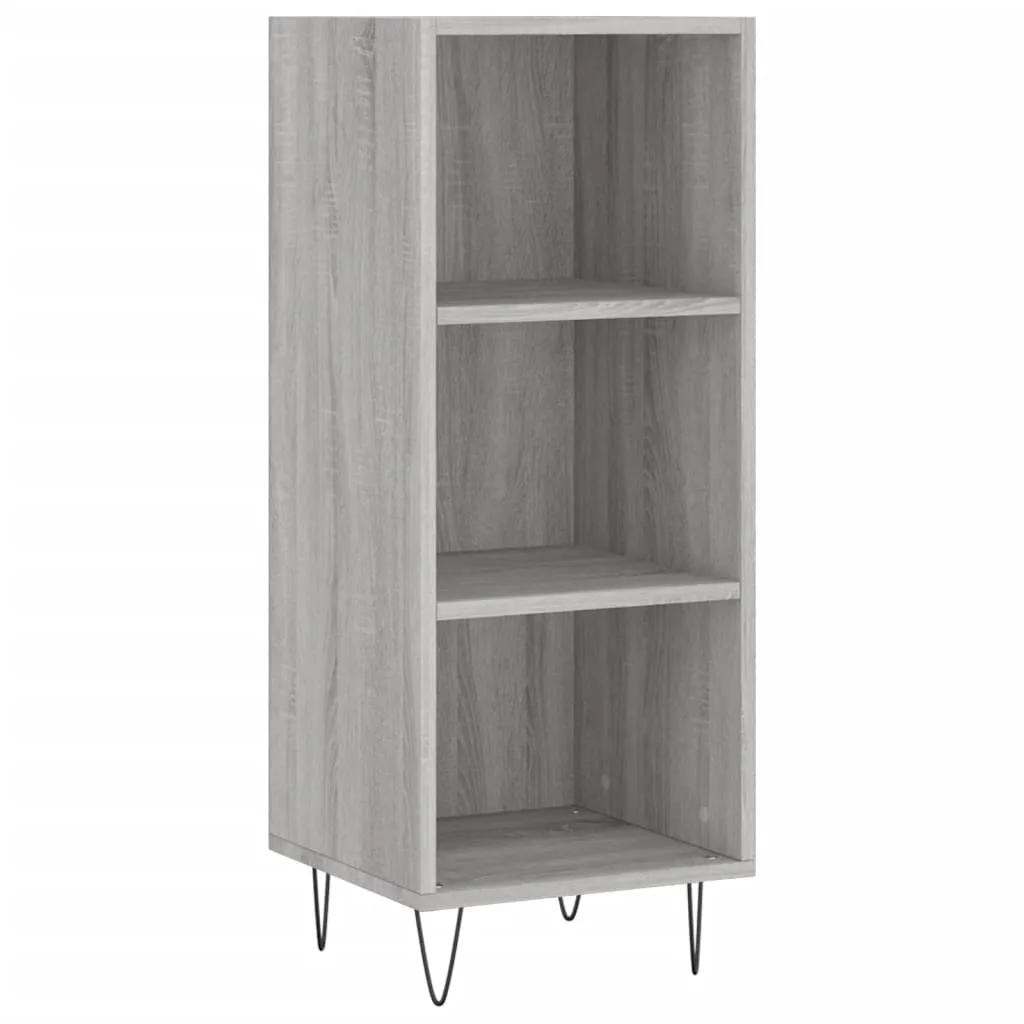 Maison Exclusive Credenza Grigio Sonoma 34.5x34x180 cm - Design Moderno - 5