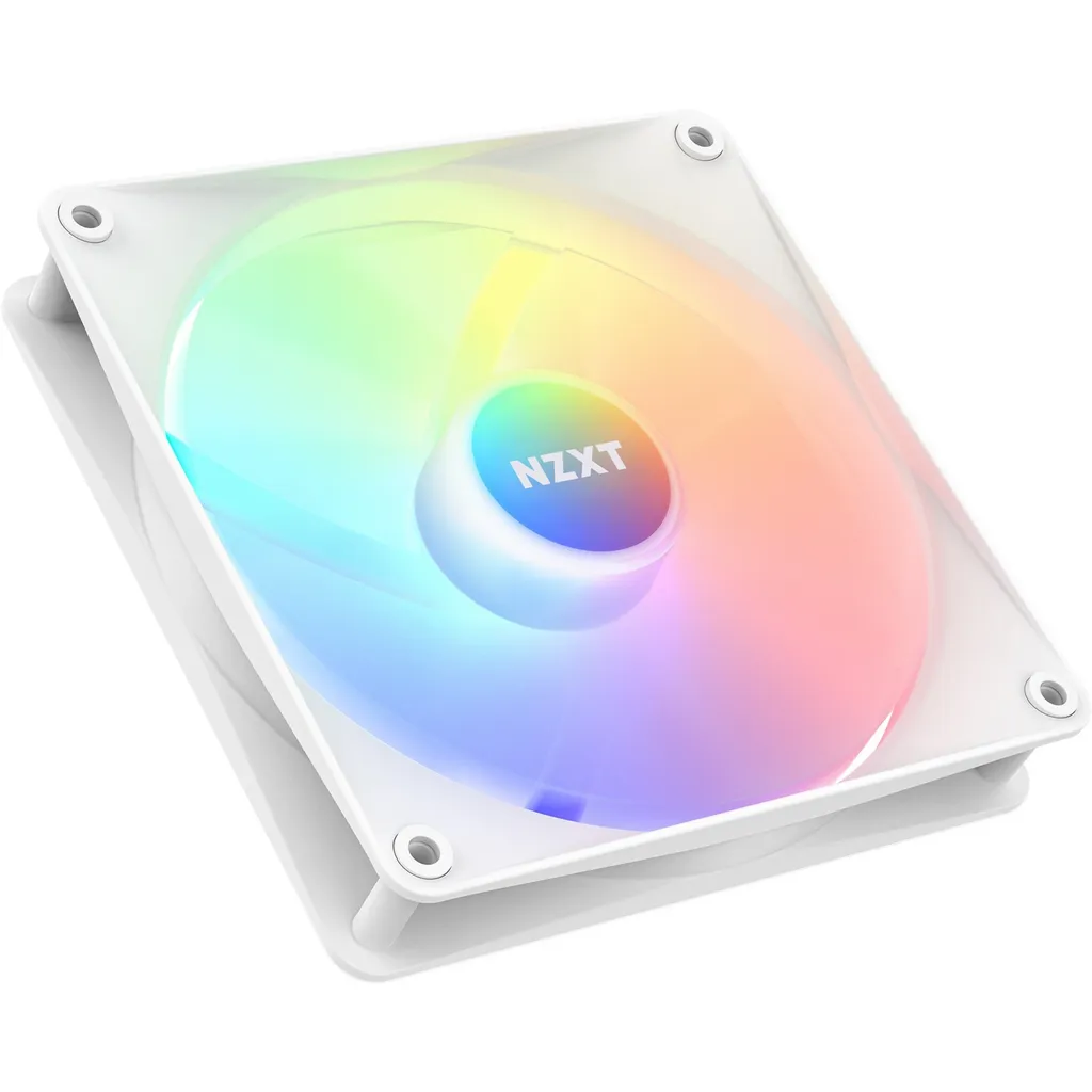 NZXT F140 RGB Core Ventilateur de Boîtier 140mm Blanc Pack de 2