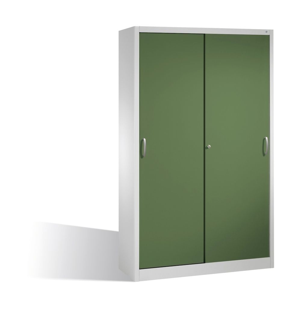 Werkzeugschrank 204900S10076 4 Böden 1950x1200x400mm lichtgrau/resedagrün