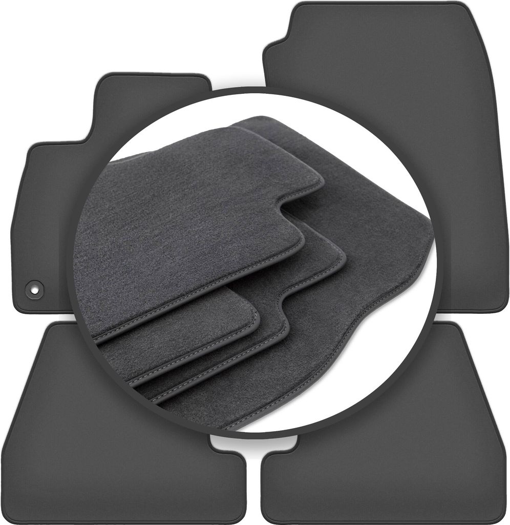 Premium-Fußmatten für: Ford Focus MK3 Fließheck, Limousine, Kombi (2010-2018)