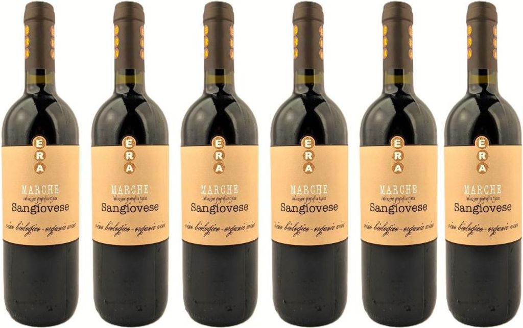 6x Era Sangiovese Marche Rotwein 13% Vol. 0,75L (IT)