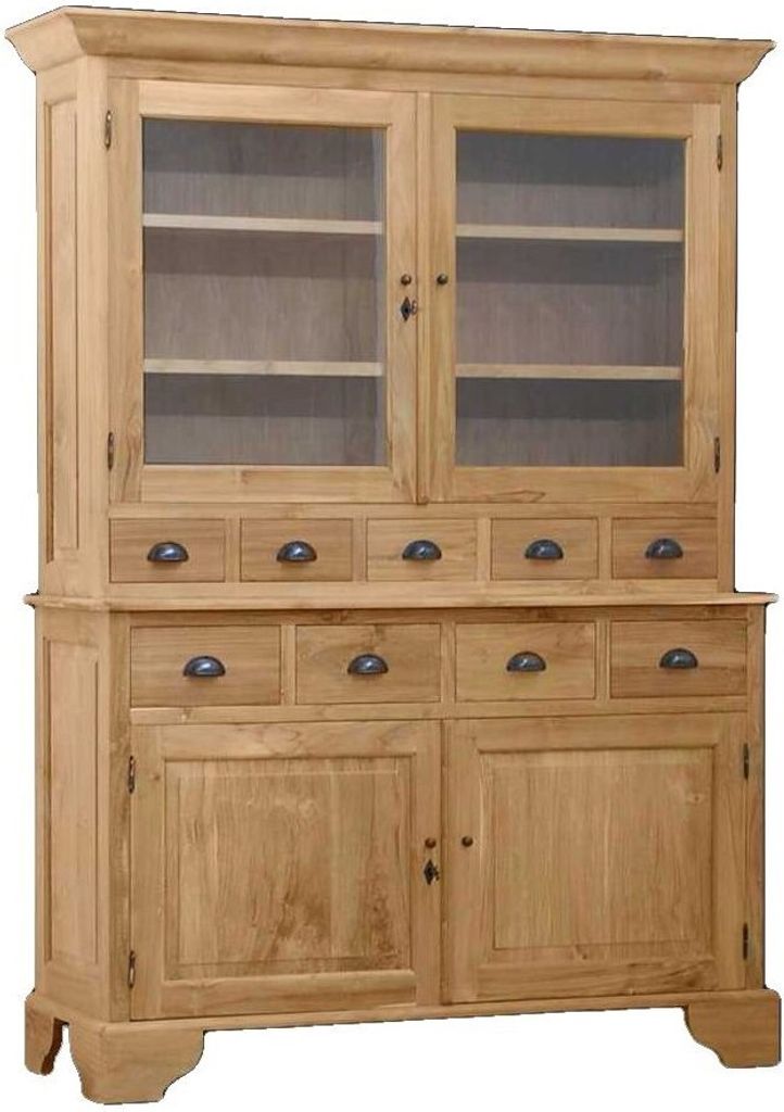 Teako Design Buffetschrank Skedala Teakholz Landhausstil 50x150x210 cm