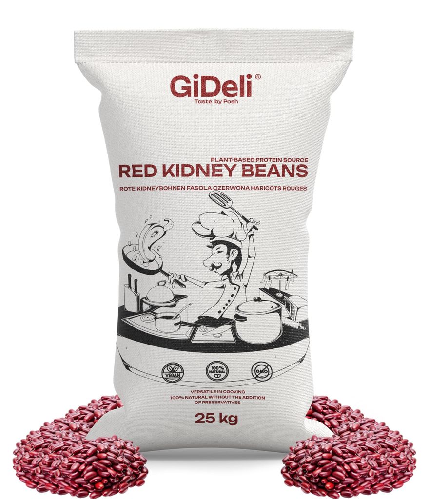 Kidneybohnen Rote Bohnen 25kg Getrocknet Vegan Protein Produktbild 