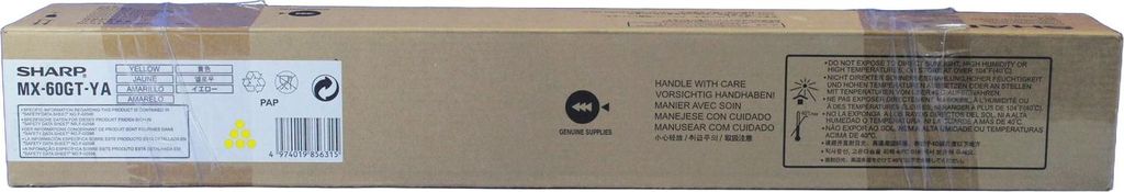 Sharp MX-60GTYA Tonerkartusche Gelb 24.000 Seiten für Sharp MX-3050N/MX-3060N
