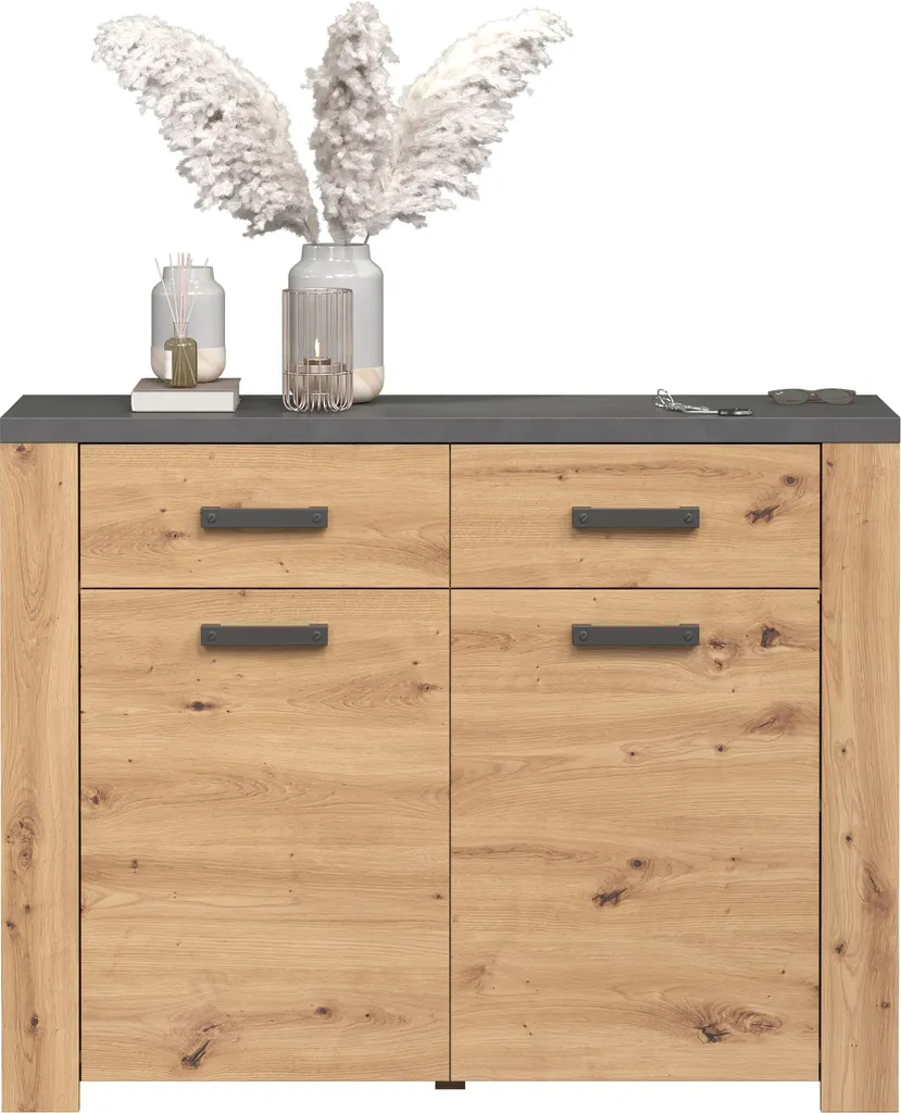 Commode chêne Follow meuble compact pour petits espaces et studio - 11