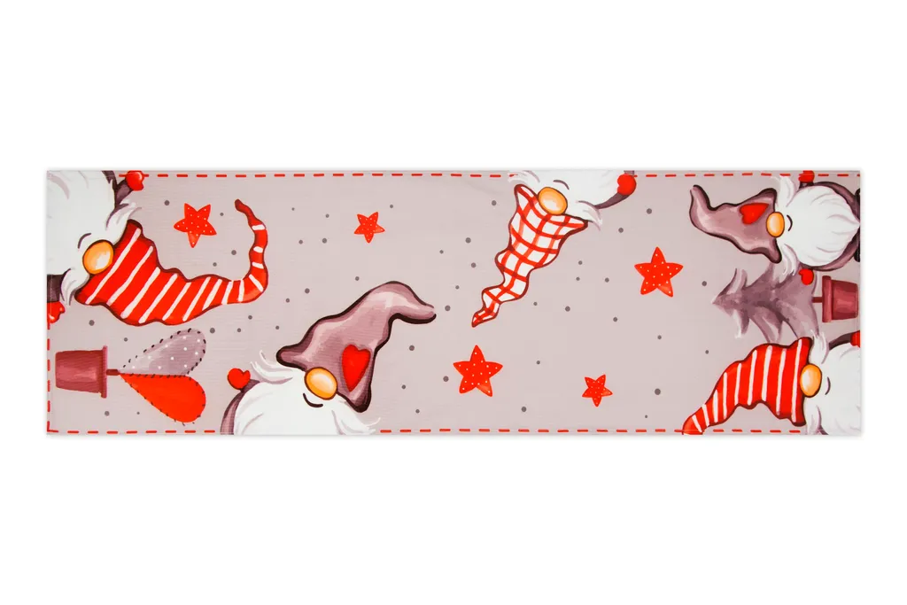 Excelsa Gnomo Chemin de Table en Coton Multicolore 140x45 cm - 2