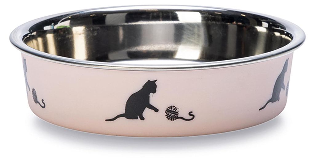 Karlie Ascar - Katzennapf - Edelstahl - Rosa - 160 ml - Produktbild 